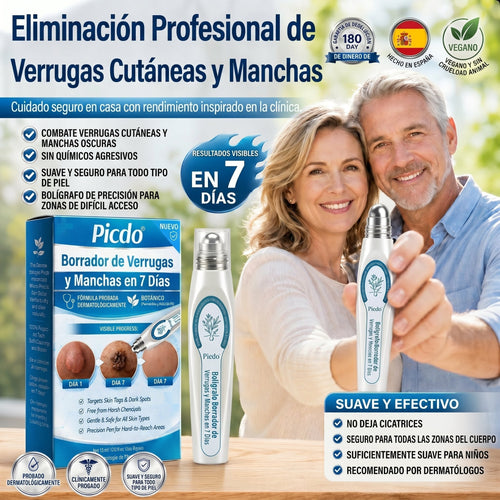𝐏𝐢𝐜𝐝𝐨®🖤🍰Borrador de Verrugas y Manchas en 7 Días (𝐀𝐩𝐥𝐢𝐜𝐚𝐝𝐨𝐫 𝐫𝐨𝐥𝐥-𝐨𝐧: 𝐬𝐢𝐧 𝐝𝐨𝐥𝐨𝐫 𝐧𝐢 𝐜𝐢𝐜𝐚𝐭𝐫𝐢𝐜𝐞𝐬)